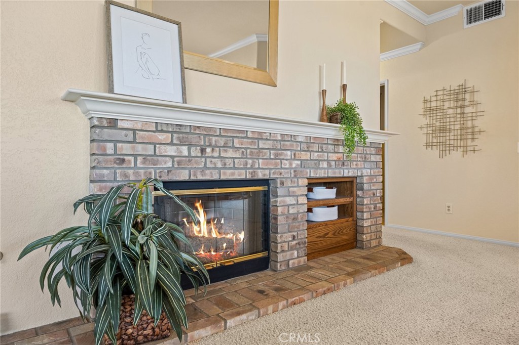 5118 Avenida De La Plata Oceanside, CA 92057 - Photo 18 of 42 a living room with furniture a fireplace and a potted plant