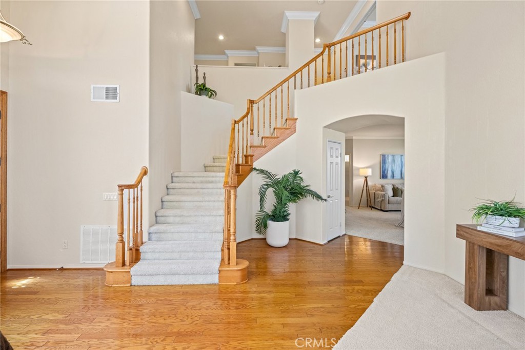 5118 Avenida De La Plata Oceanside, CA 92057 - Photo 4 of 42 a view of entryway and hall with wooden floor