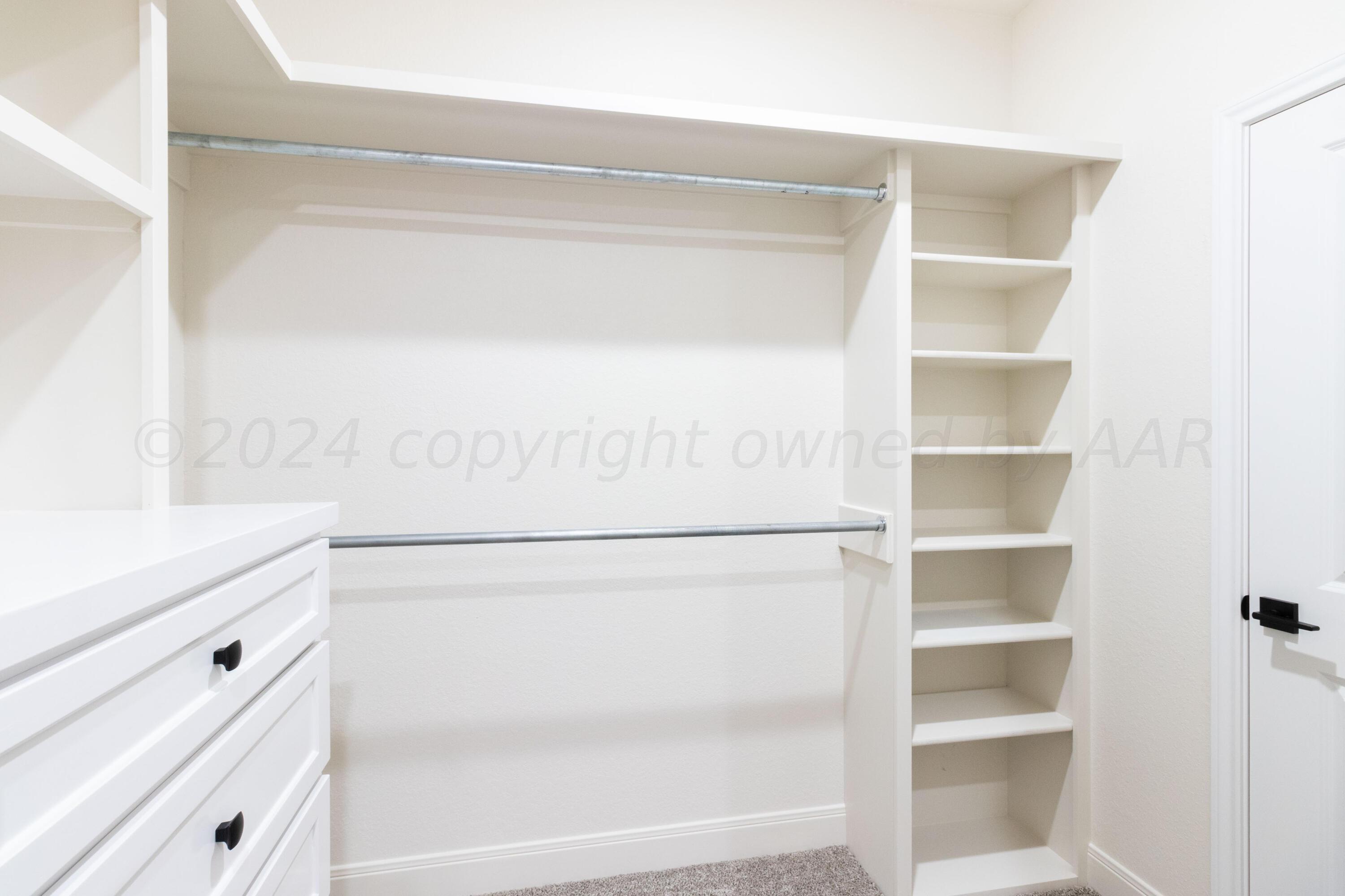 9301 Clinton Glenn Road Amarillo, TX 79119 - Photo 28 of 47 Primary Wrap Closet