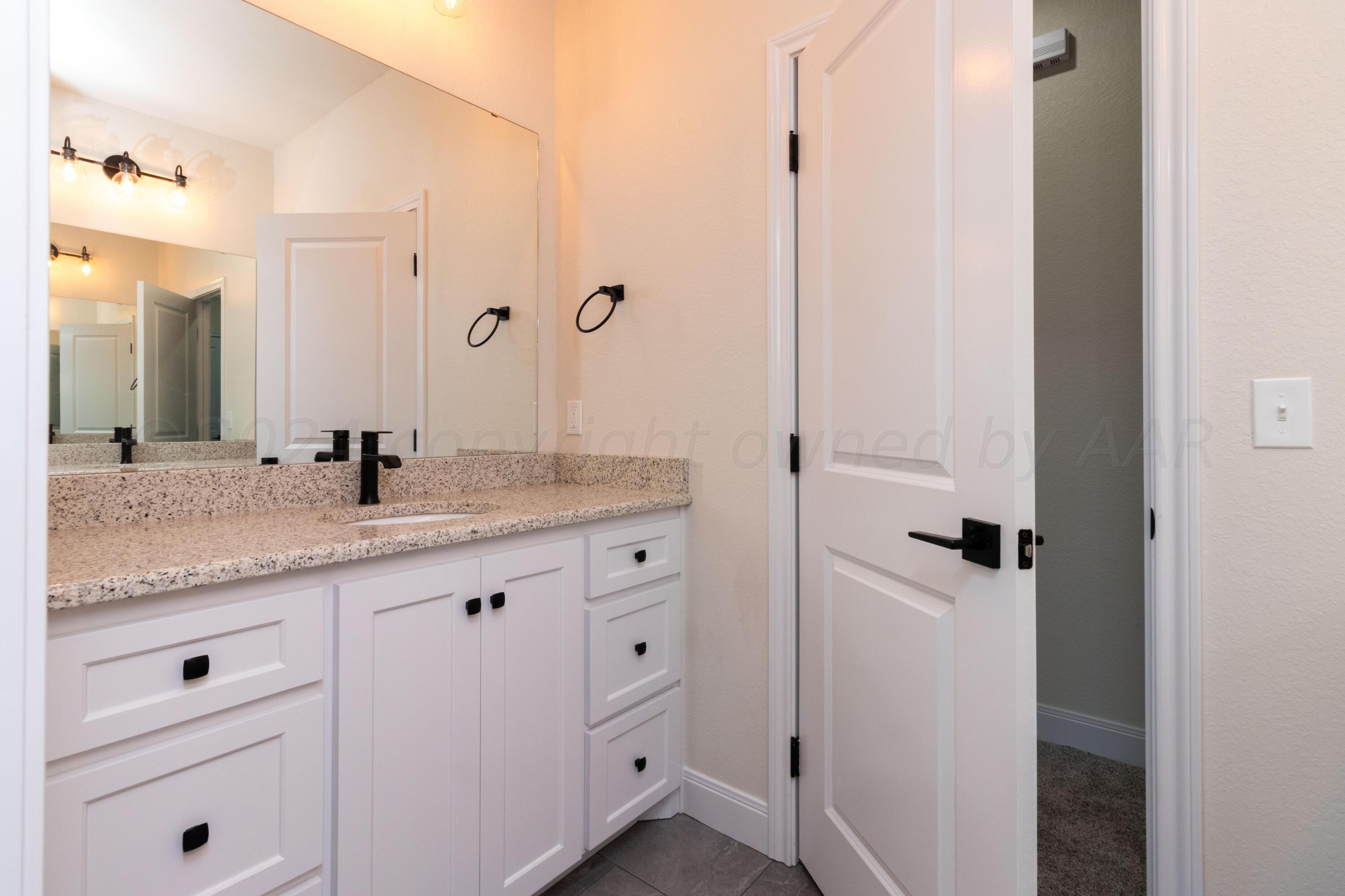 9301 Clinton Glenn Road Amarillo, TX 79119 - Photo 34 of 47 Hall Bath 2nd vanity