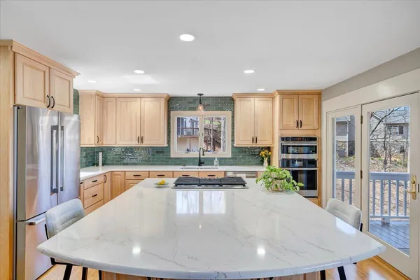 a view of front door