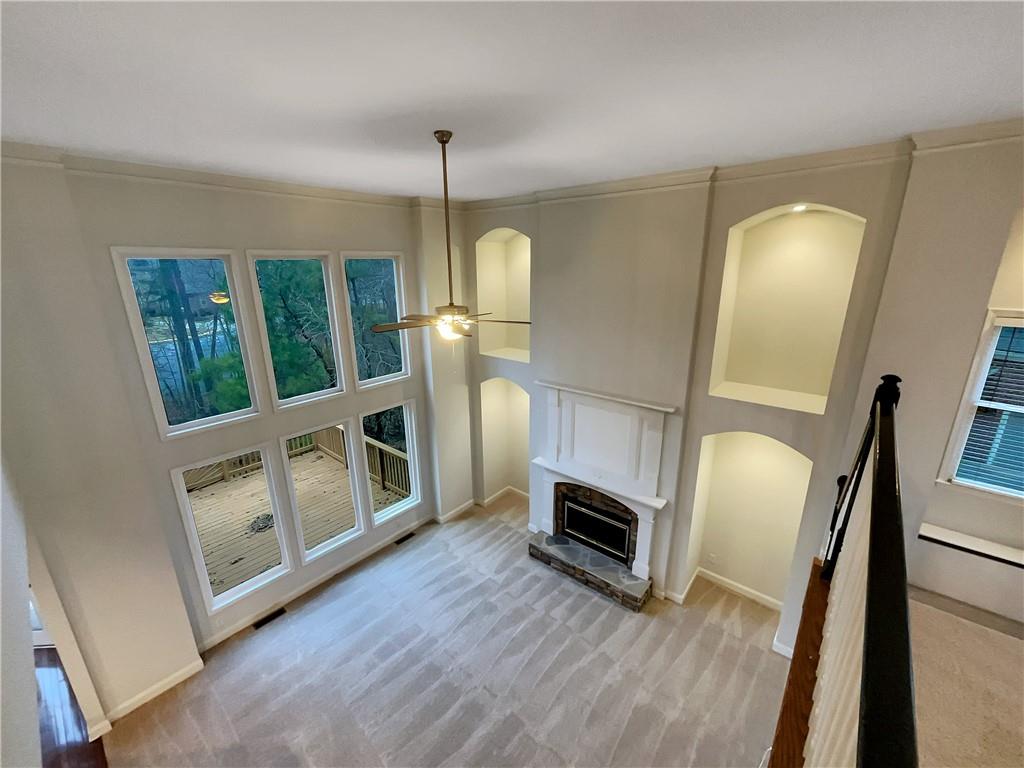 37 Ashdowne Way Acworth, GA 30101 - Photo 6 of 31 a view of a hallway with washer and dryer