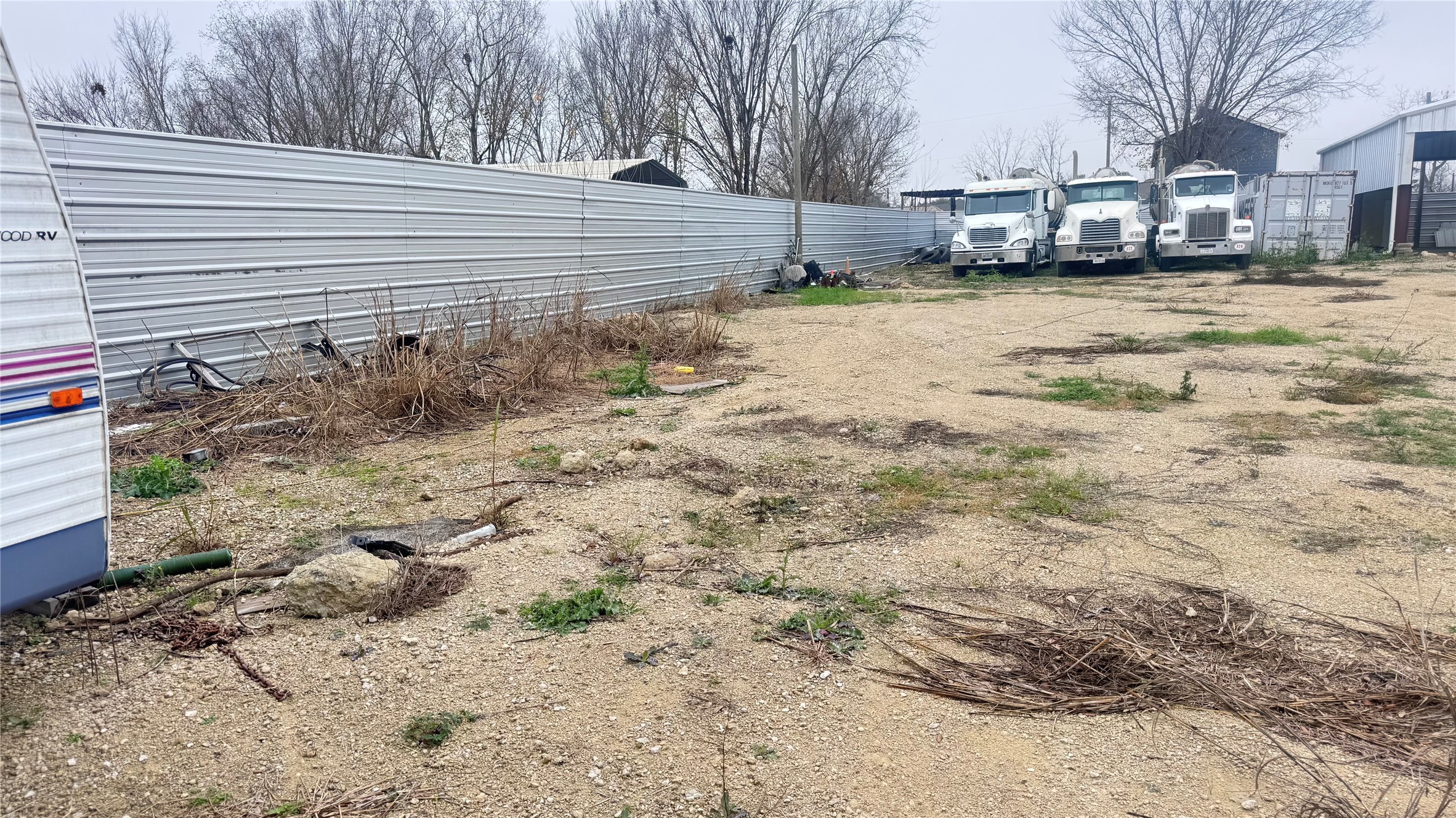6315 Haight Street Houston, TX 77028 - Photo 6 of 23 a view of a yard covered in snow