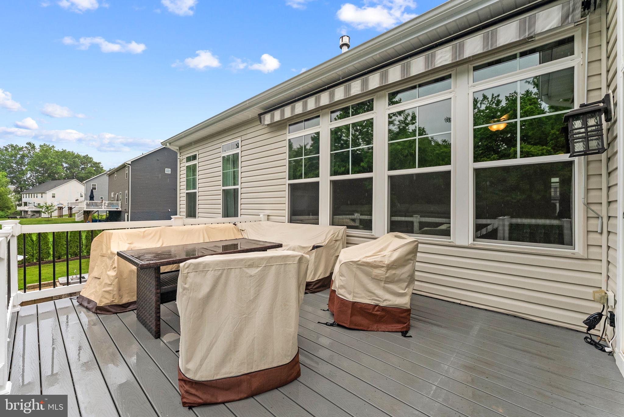 9801 Thoroughbred Road Warrenton, VA 20187 - Photo 106 of 119 Deck off Sunroom in Kitchen