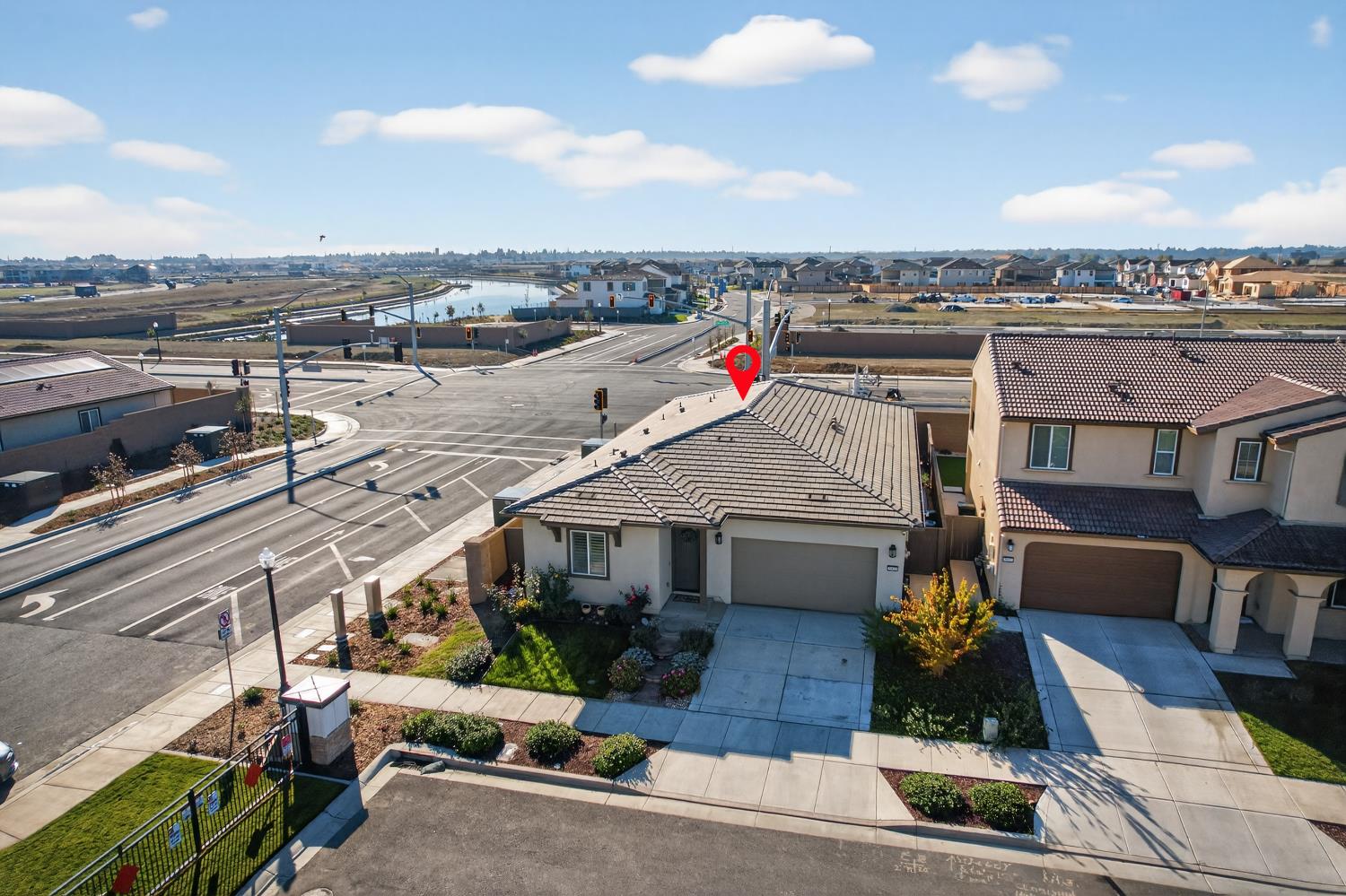 5603 Drifton Way Sacramento, CA 95835 - Photo 46 of 49 a aerial view of a house with a yard and balcony
