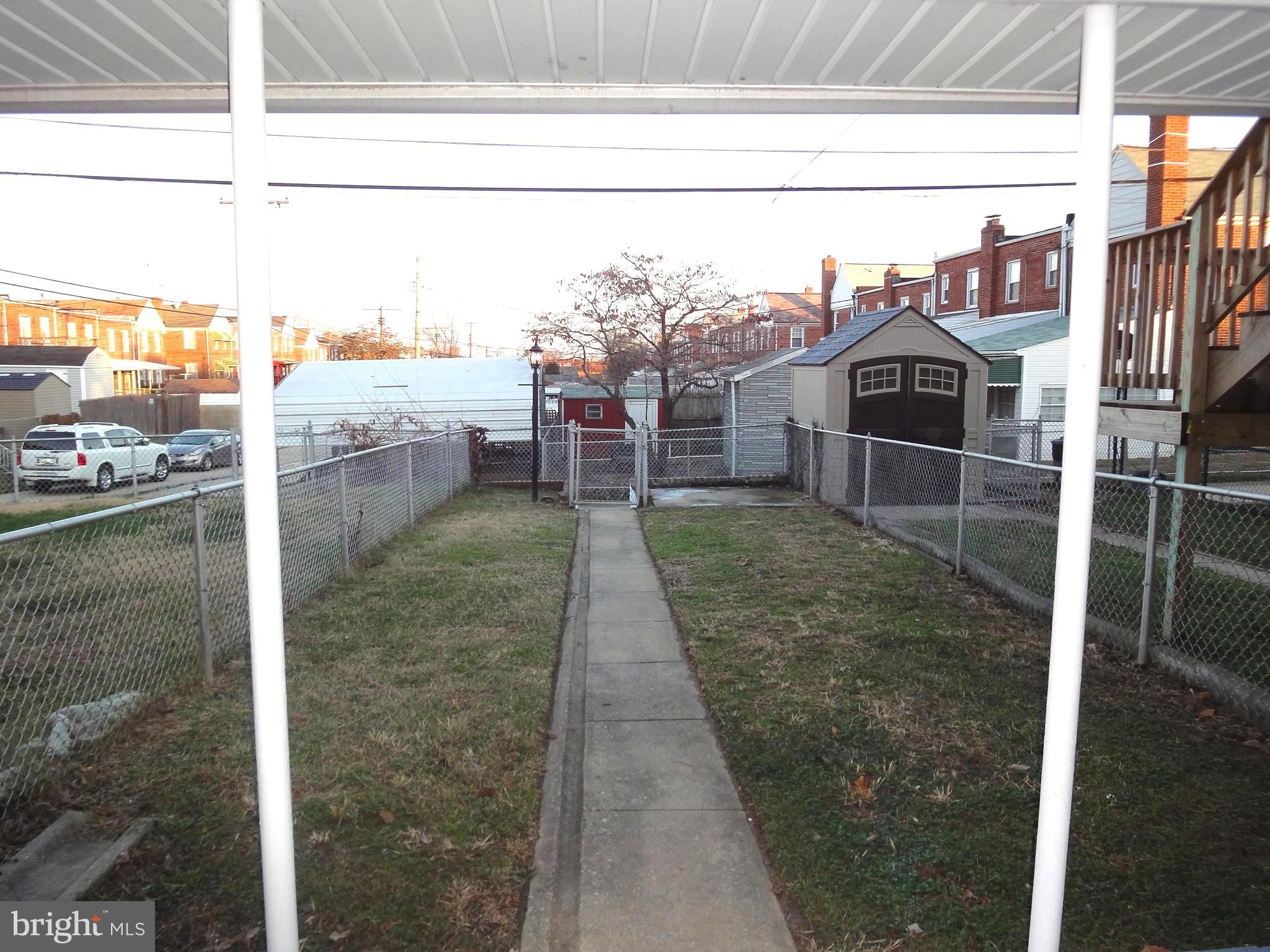 1803 Dunmere Road Baltimore, MD 21222 - Photo 13 of 14 Backyard fully fenced in.