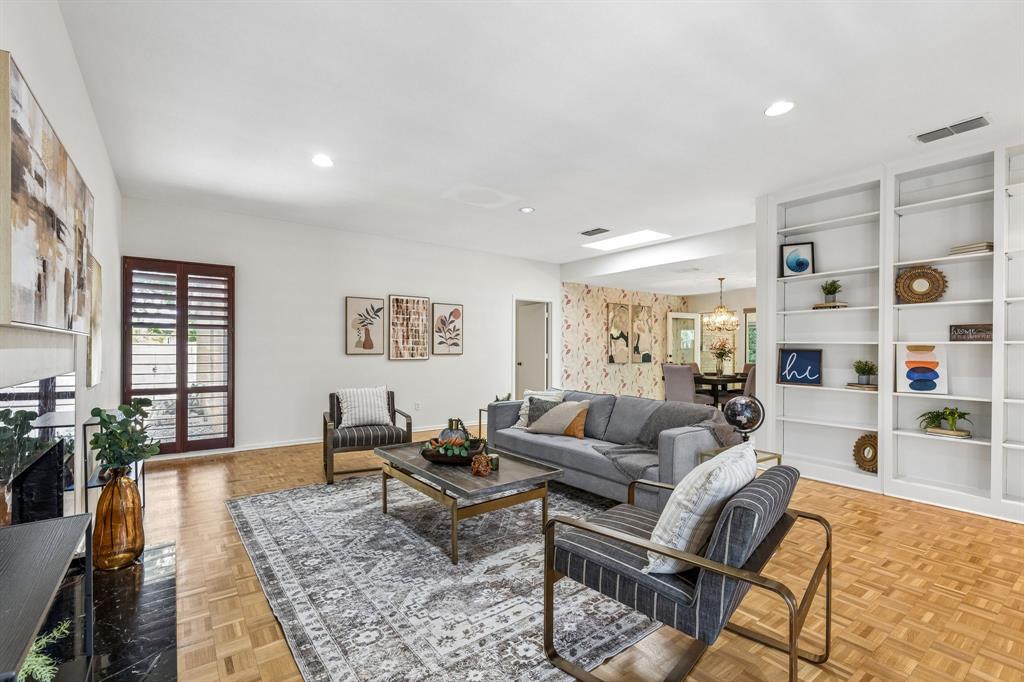 24 Legend Road Benbrook, TX 76132 - Photo 4 of 28 a living room with furniture or couch and a wooden floor