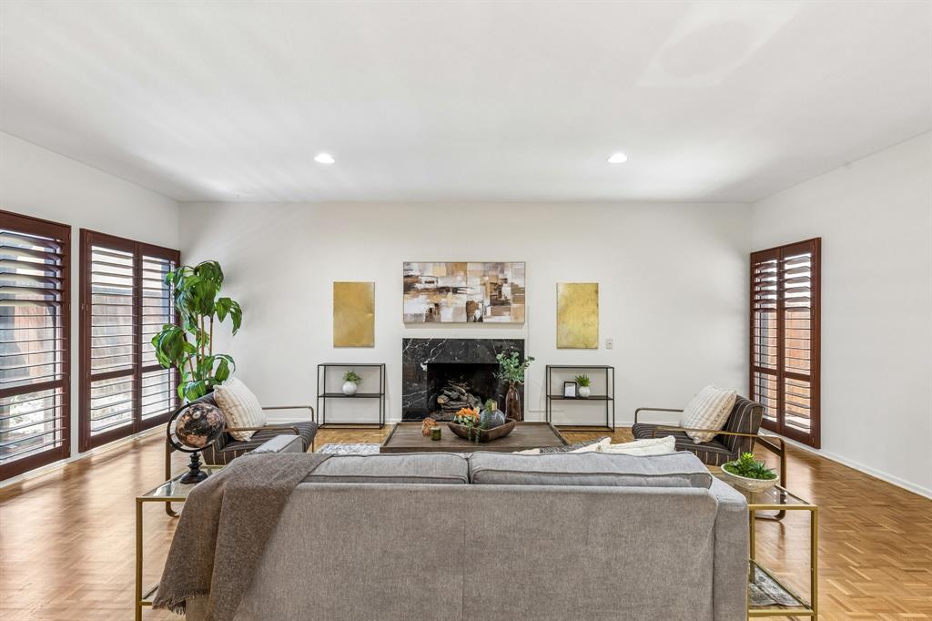 24 Legend Road Benbrook, TX 76132 - Photo 6 of 28 a view of living room with furniture and fireplace