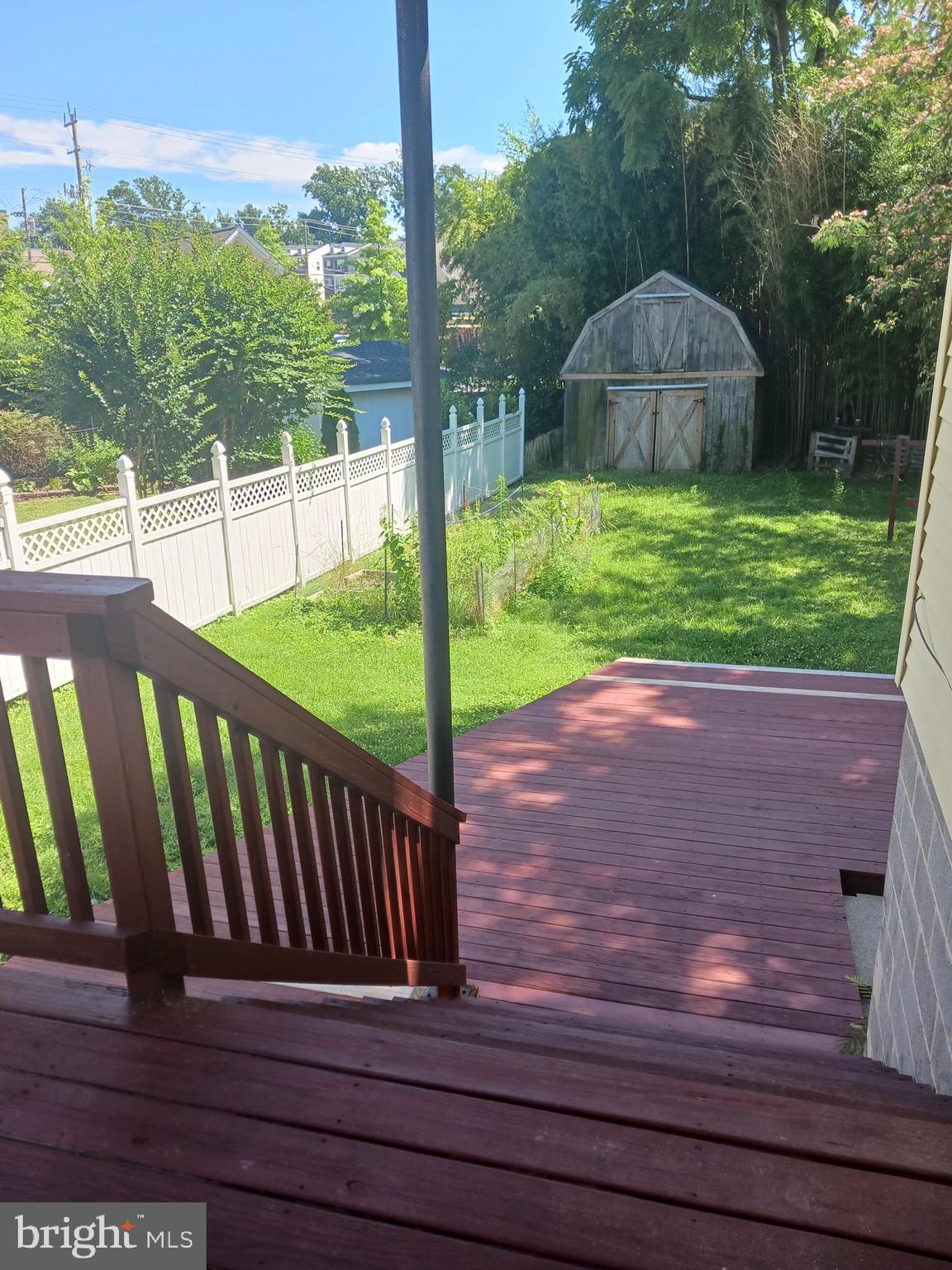 11110 Midvale Road Kensington, MD 20895 - Photo 12 of 32 to lower terrace and back-yard