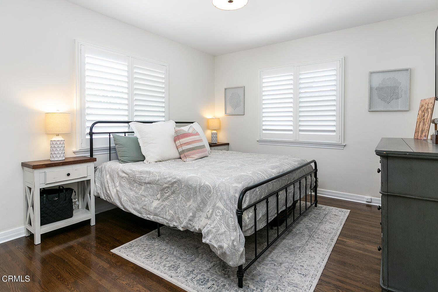 1035 West Roses Road San Gabriel, CA 91775 - Photo 21 of 28 a bedroom with a bed and a fireplace