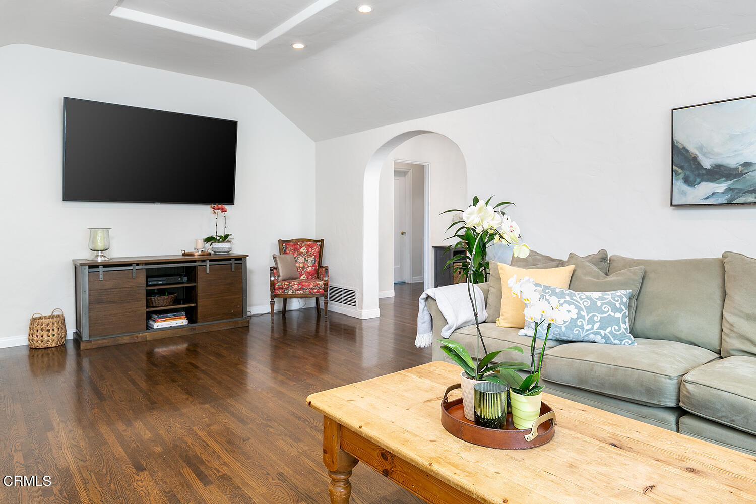 1035 West Roses Road San Gabriel, CA 91775 - Photo 7 of 28 a living room with furniture and a flat screen tv