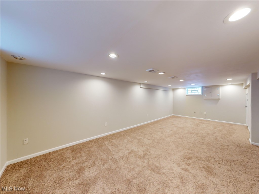 1343 Irene Road Lyndhurst, OH 44124 - Photo 25 of 32 Basement featuring light carpet