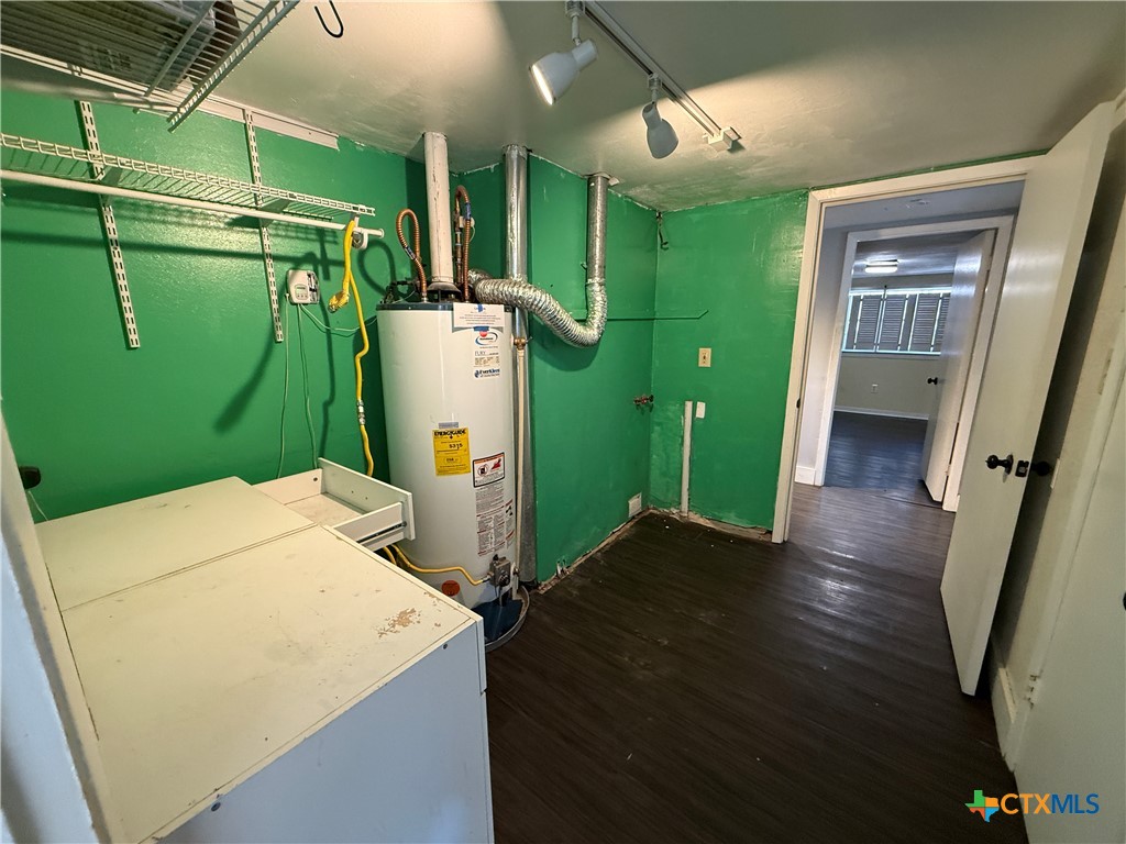 1701 North 13th Street Temple, TX 76501 - Photo 35 of 48 a view of a storage & utility room with washer and dryer
