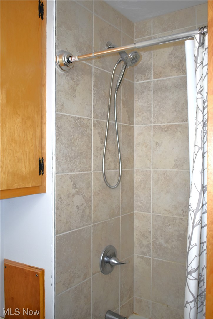 1597 South Funk Road Wooster, OH 44691 - Photo 24 of 35 Room details with shower / tub combo with curtain