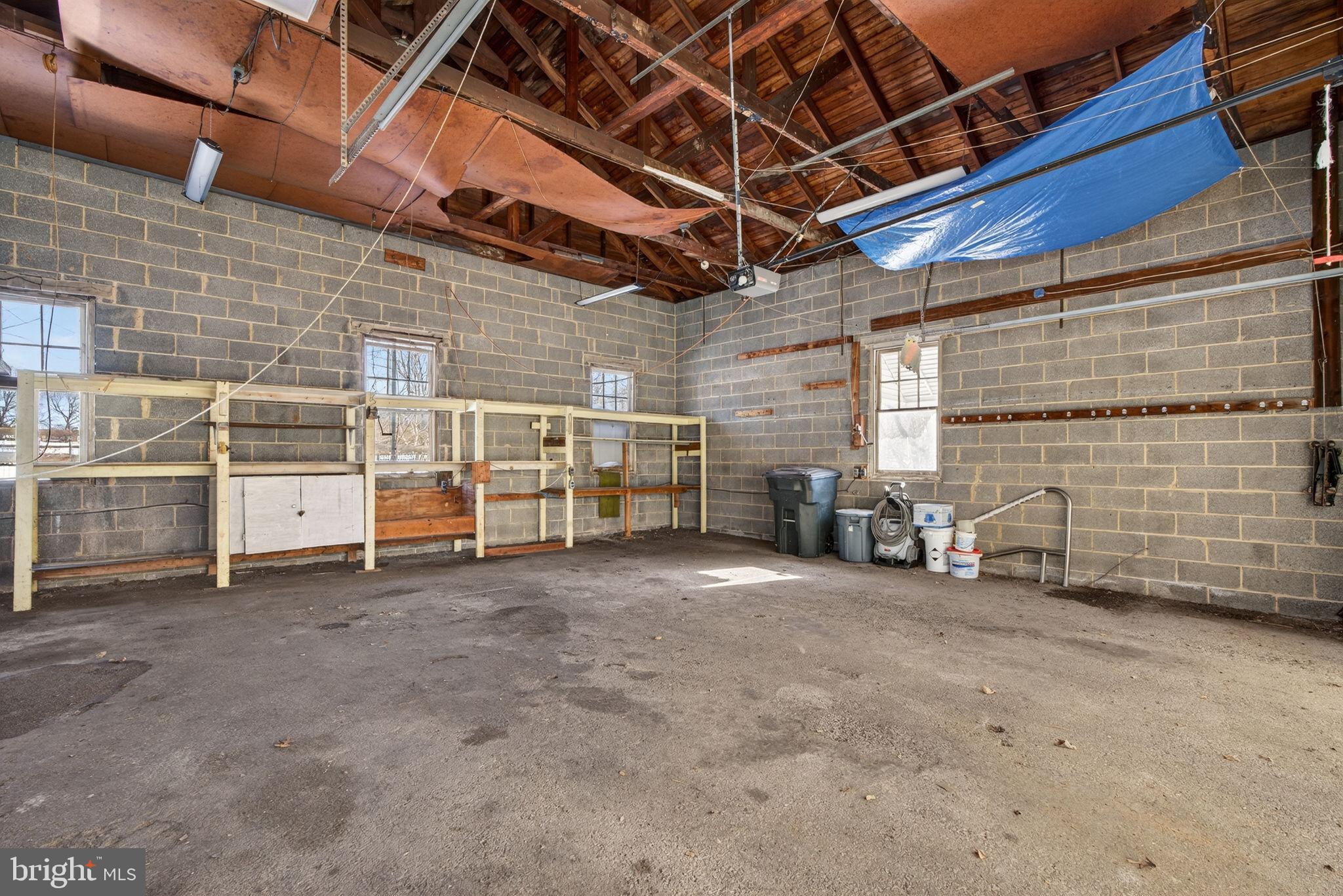 2016 North Trooper Road Norristown, PA 19403 - Photo 36 of 53 Spacious garage with rustic charm.