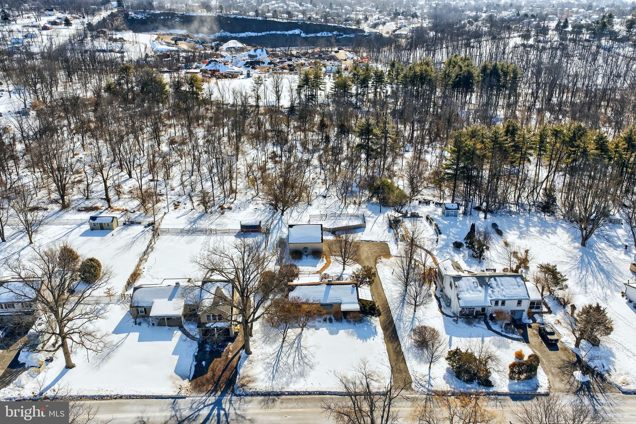 2016 North Trooper Road Norristown, PA 19403 - Photo 46 of 53 Snow-covered homes nestled in serene landscape.
