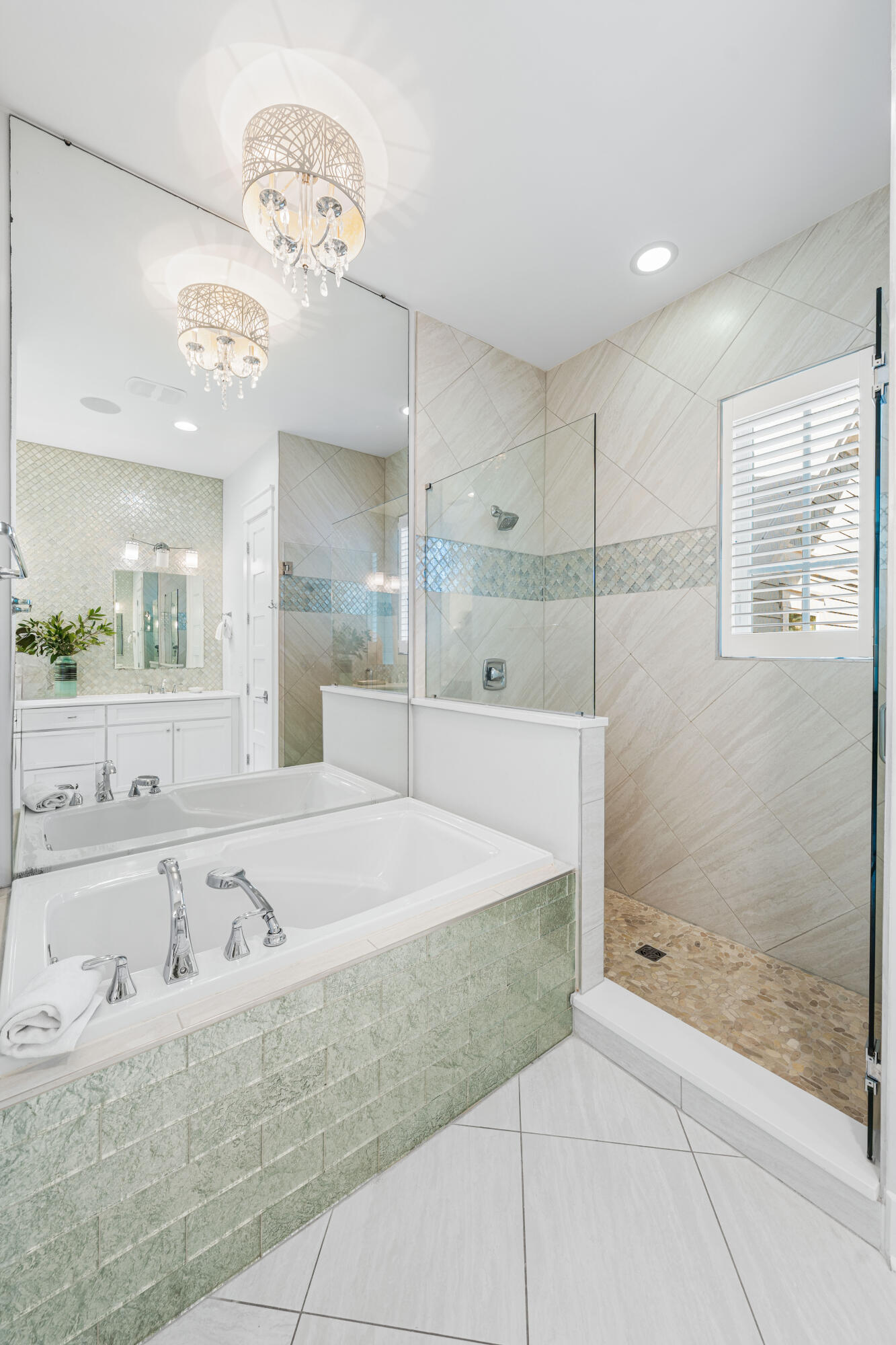 313 East Royal Fern Way Santa Rosa Beach, FL 32459 - Photo 24 of 48 a bathroom with a bathtub and a shower