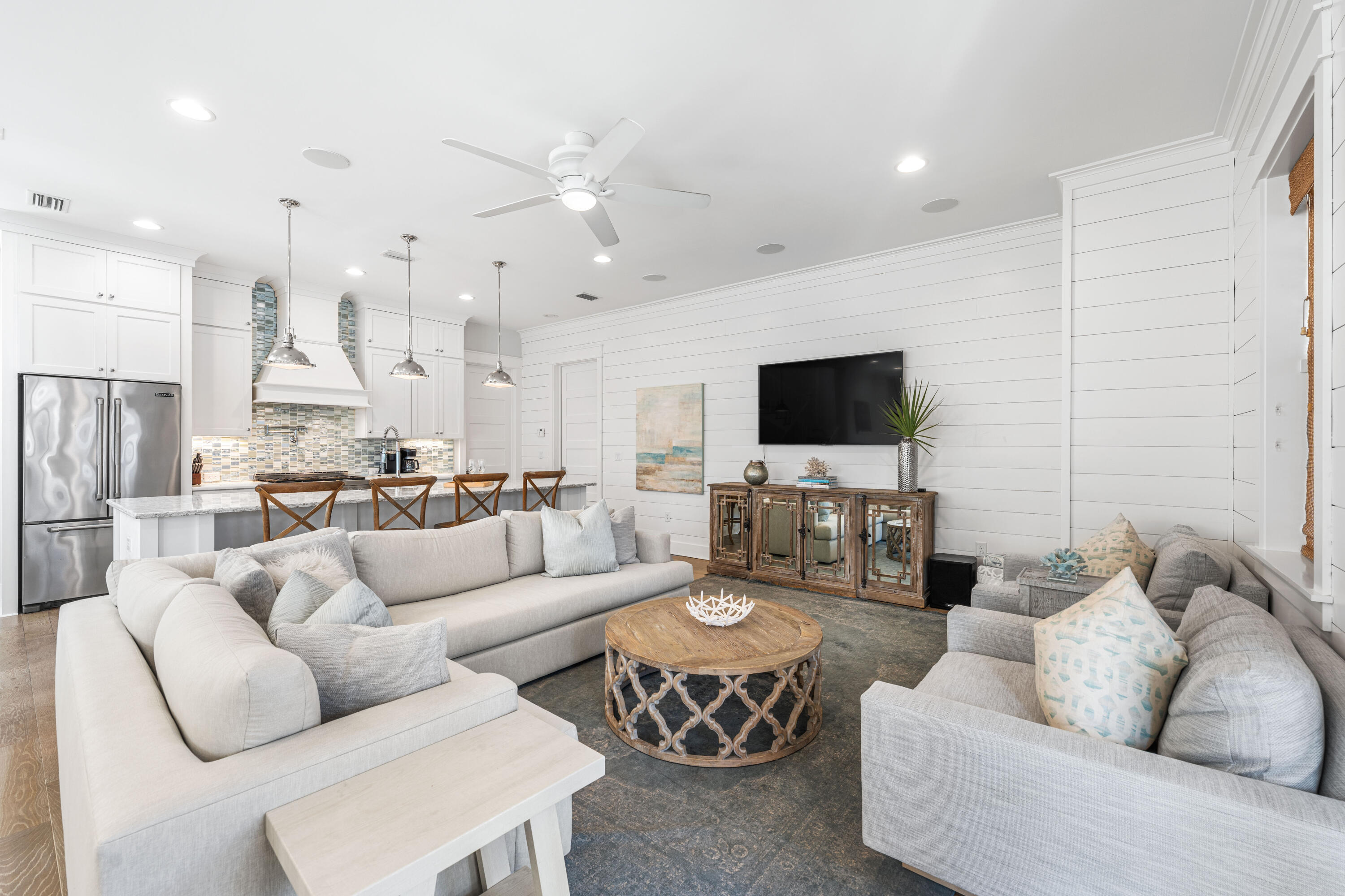 313 East Royal Fern Way Santa Rosa Beach, FL 32459 - Photo 8 of 48 a living room with furniture and a flat screen tv
