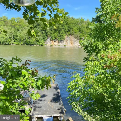 a view of a lake with a lake