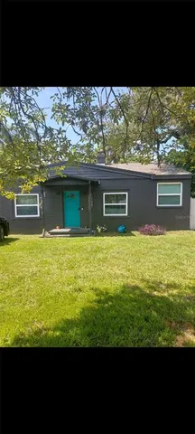 a view of swimming pool from a window