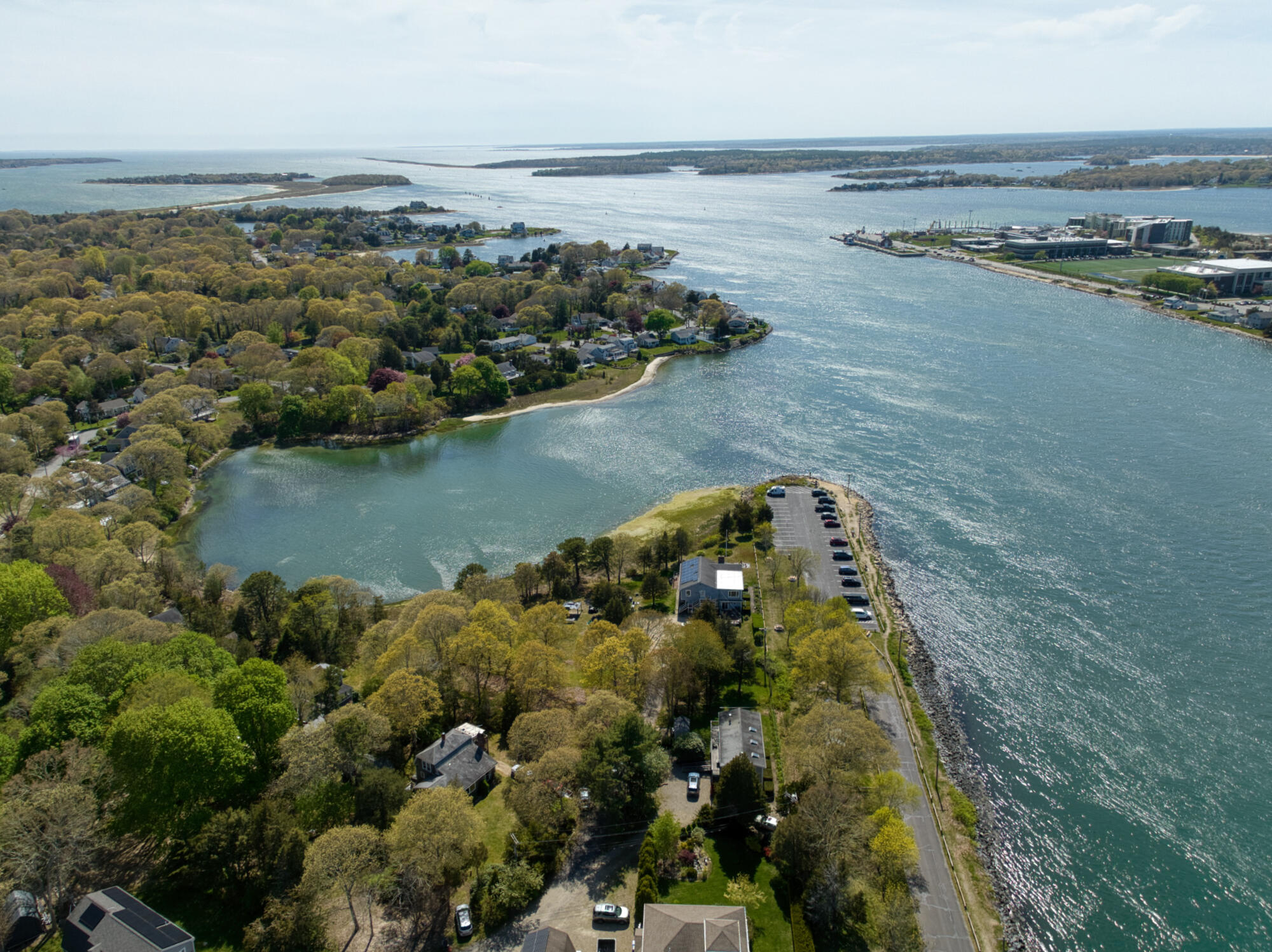 5 Bell Road Bourne, MA 02532 - Photo 20 of 26 an aerial view of a house with a lake view