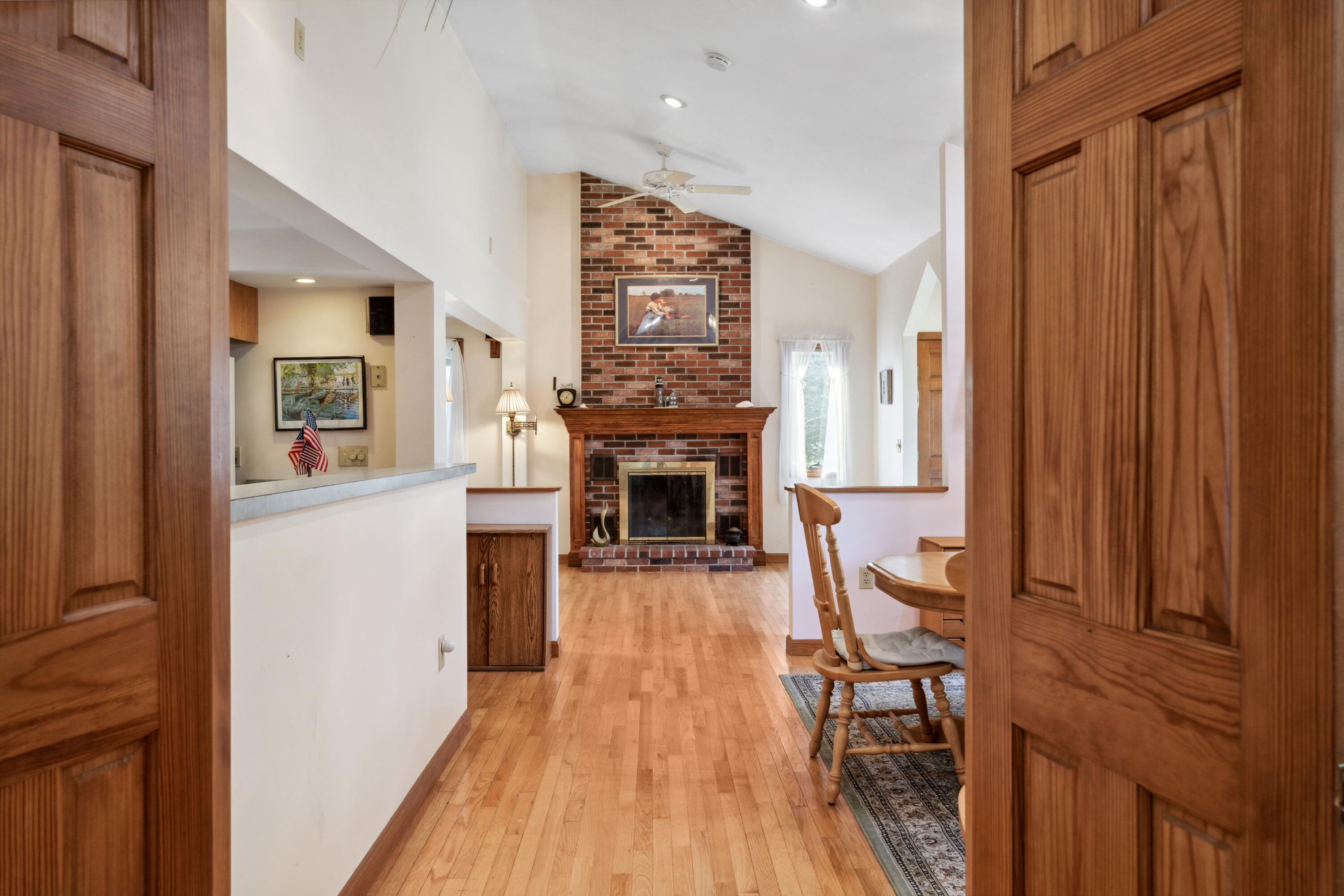 5 Bell Road Bourne, MA 02532 - Photo 8 of 26 a view of a livingroom with furniture and a fireplace