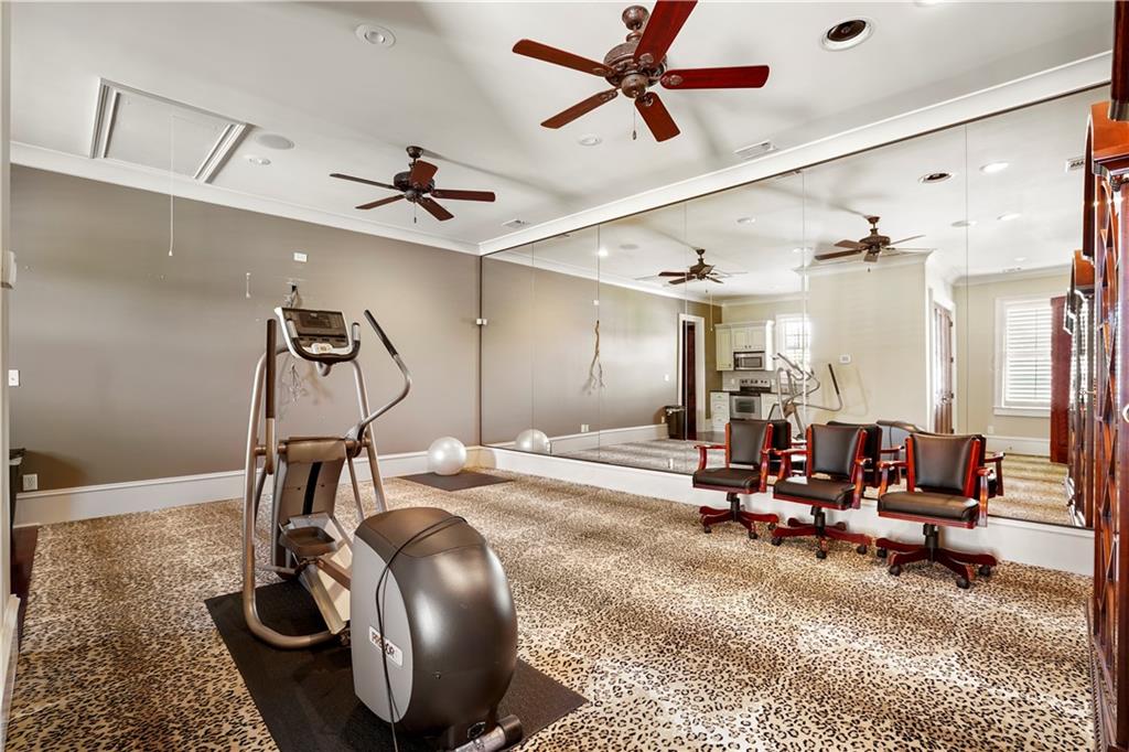 5102 Park Street Covington, GA 30014 - Photo 78 of 97 a view of a room with gym equipment