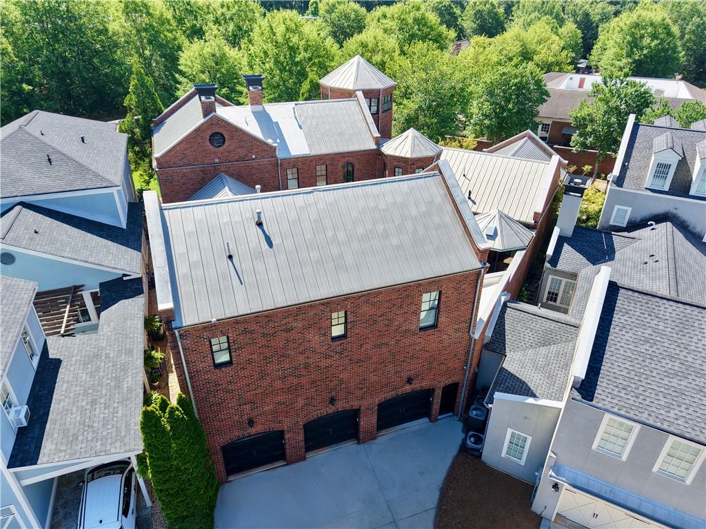 5102 Park Street Covington, GA 30014 - Photo 91 of 97 an aerial view of a house with garden space and street view
