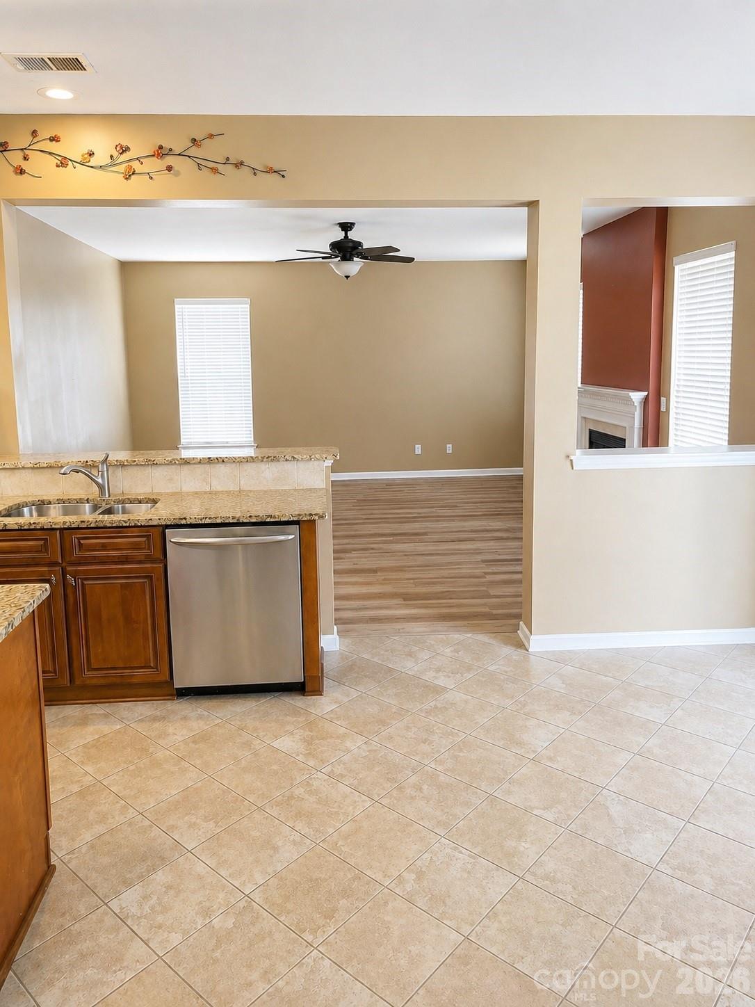6006 Brook Valley Run Monroe, NC 28110 - Photo 7 of 27 a view of a fireplace in a kitchen