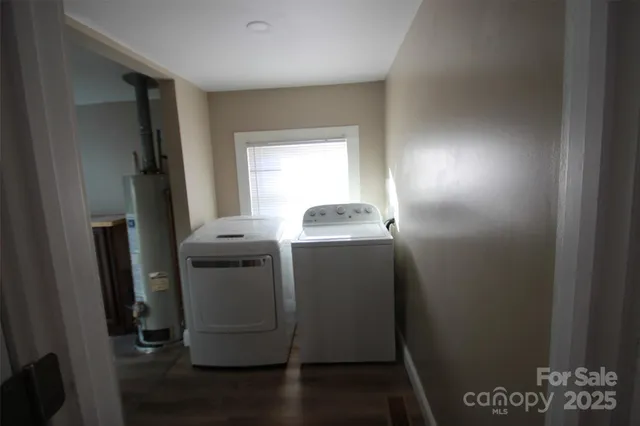 a room with storage and utility