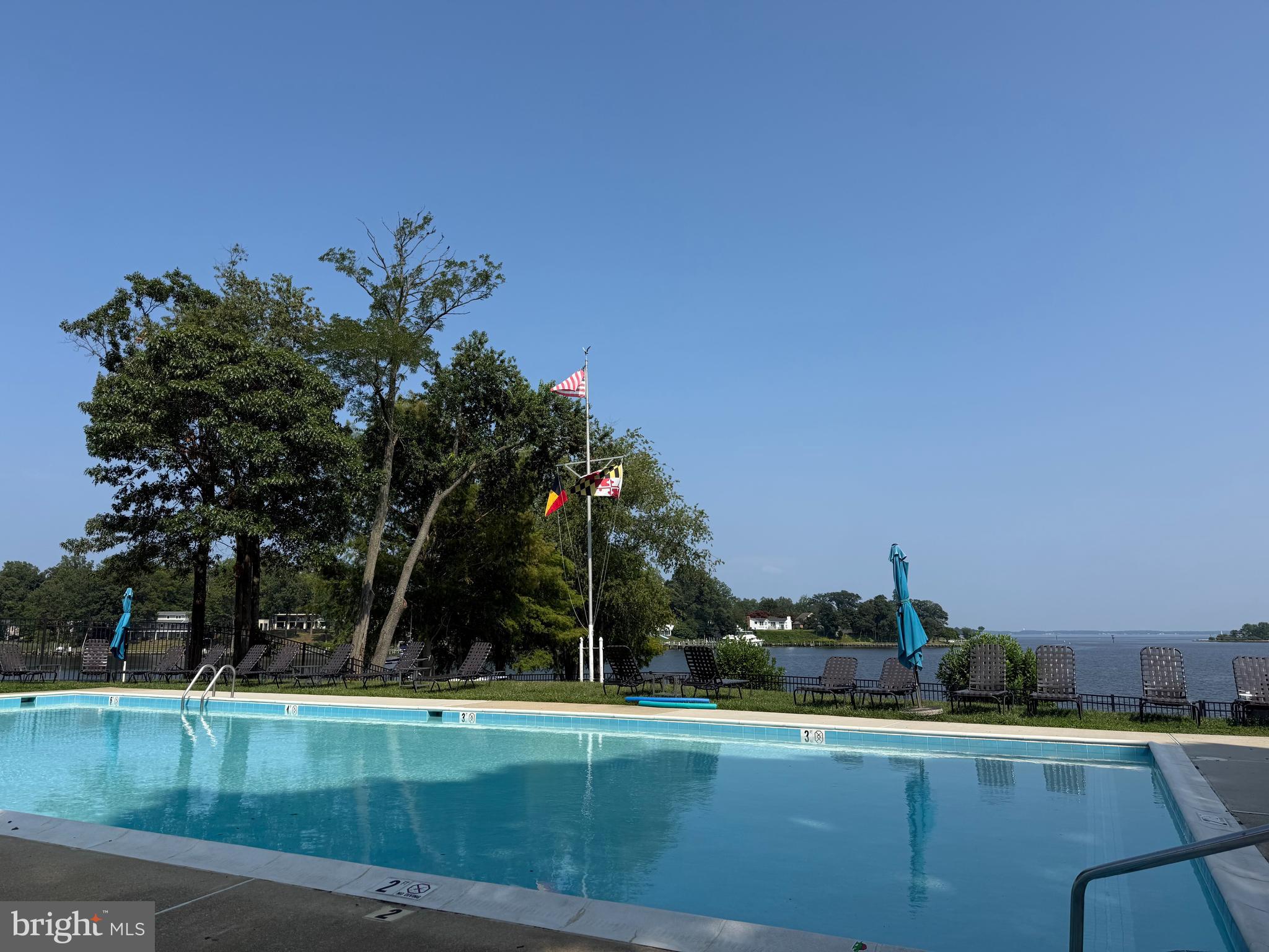 234 Providence Road Annapolis, MD 21409 - Photo 5 of 6 Community Pool overlooking the Severn River