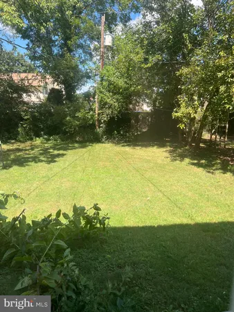 a view of an ocean from a yard