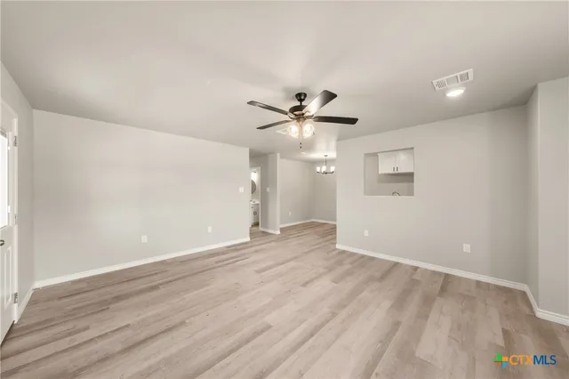 wooden floor in an empty room