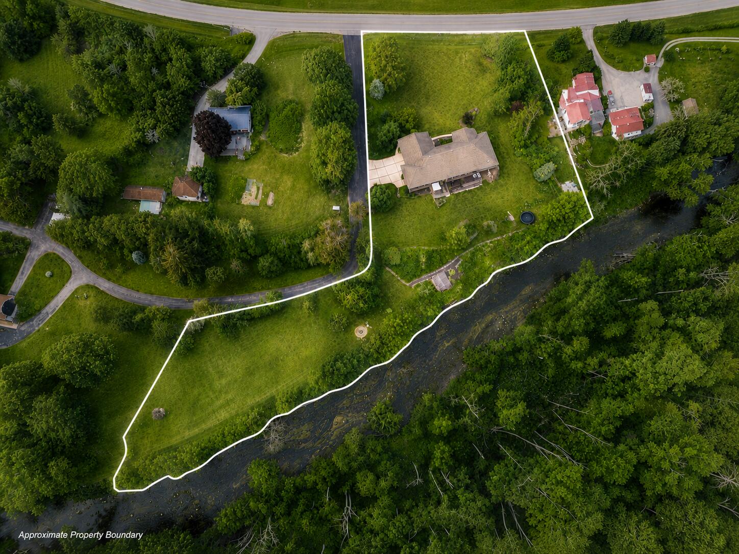 W2485 Ourtown Road Lima, WI 53085 - Photo 58 of 62 Property Overview with Approx Lot Lines