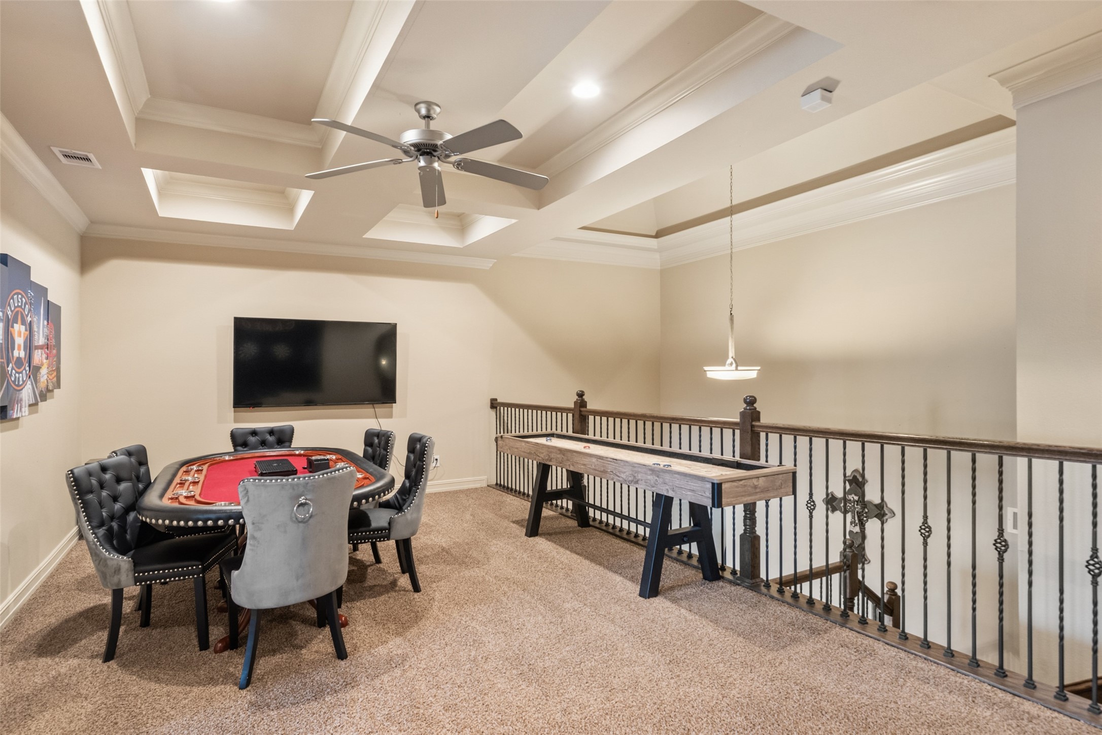 255 Capetown Way Conroe, TX 77356 - Photo 17 of 30 a view of a workspace with furniture and a window