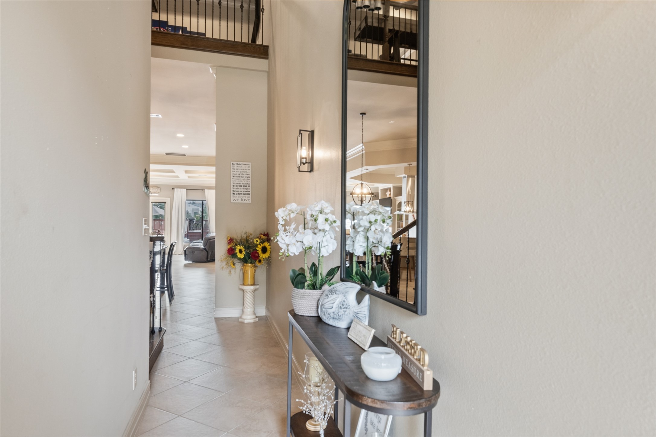 255 Capetown Way Conroe, TX 77356 - Photo 4 of 30 a view of a hallway and dining room