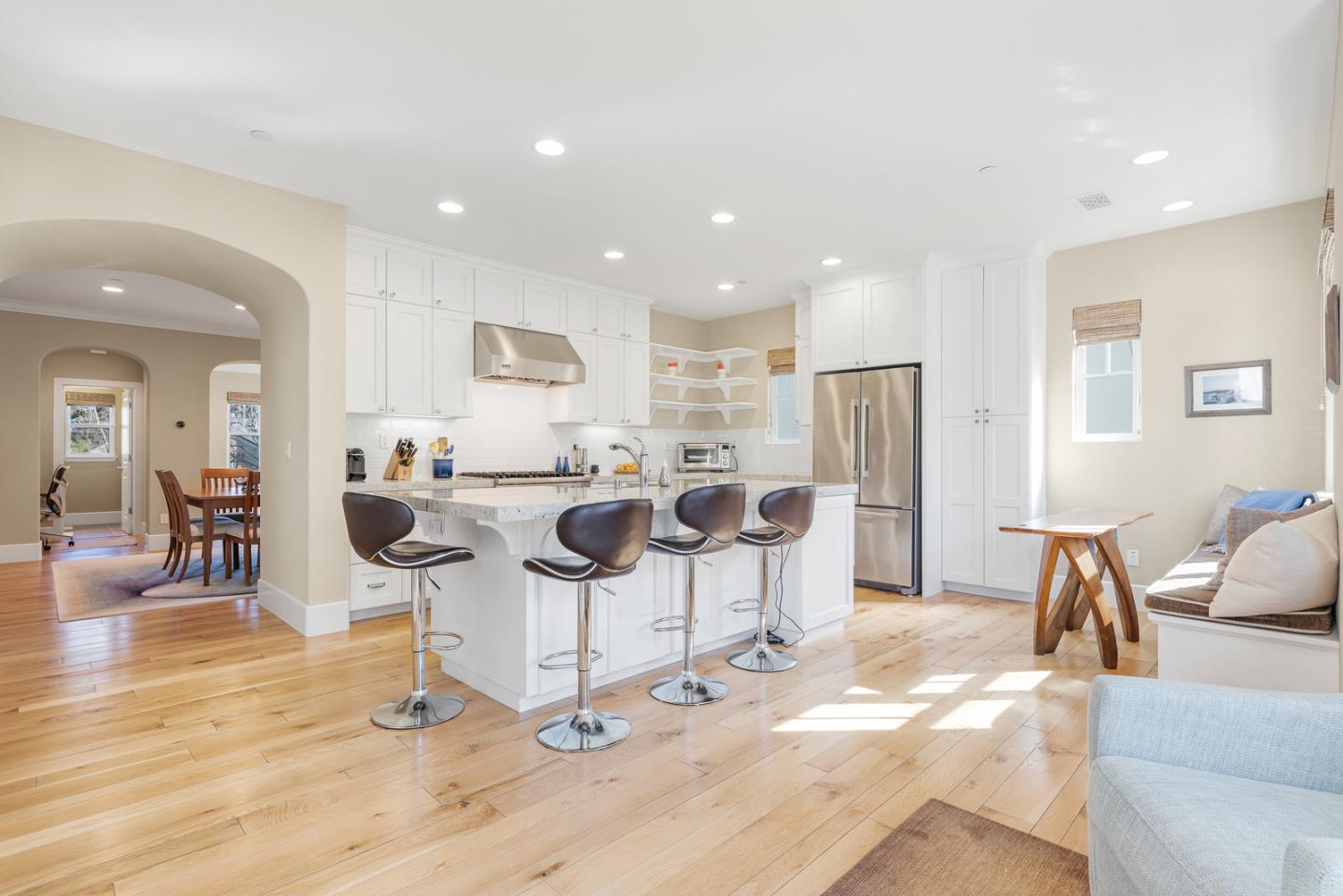 107 Savannah Loop Mountain View, CA 94043 - Photo 4 of 29 a large kitchen with a table and chairs
