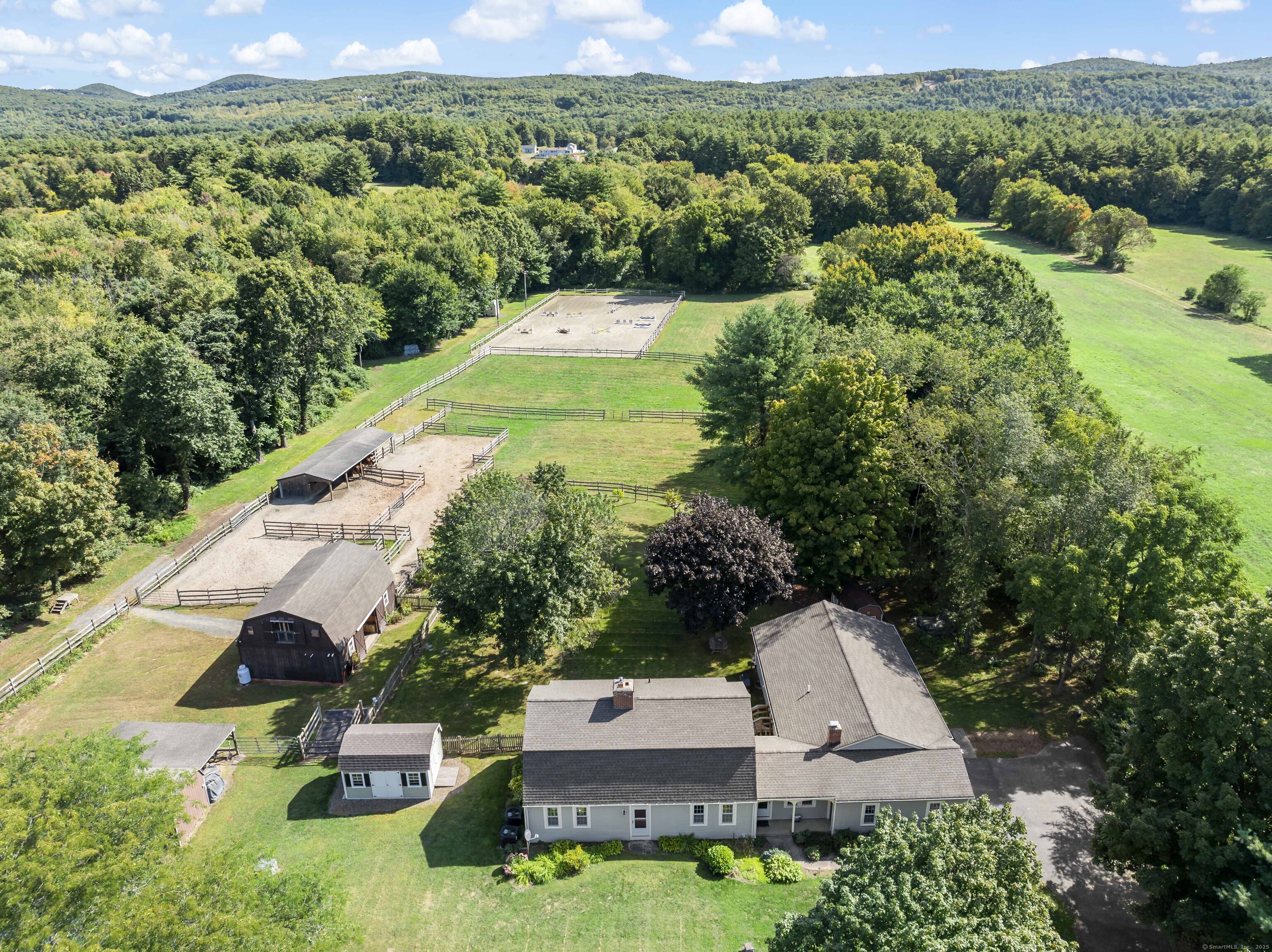 340 Springfield Road Somers, CT 06071 - Photo 1 of 1 5.5 ACRE PRIVATE HORSE FARM!