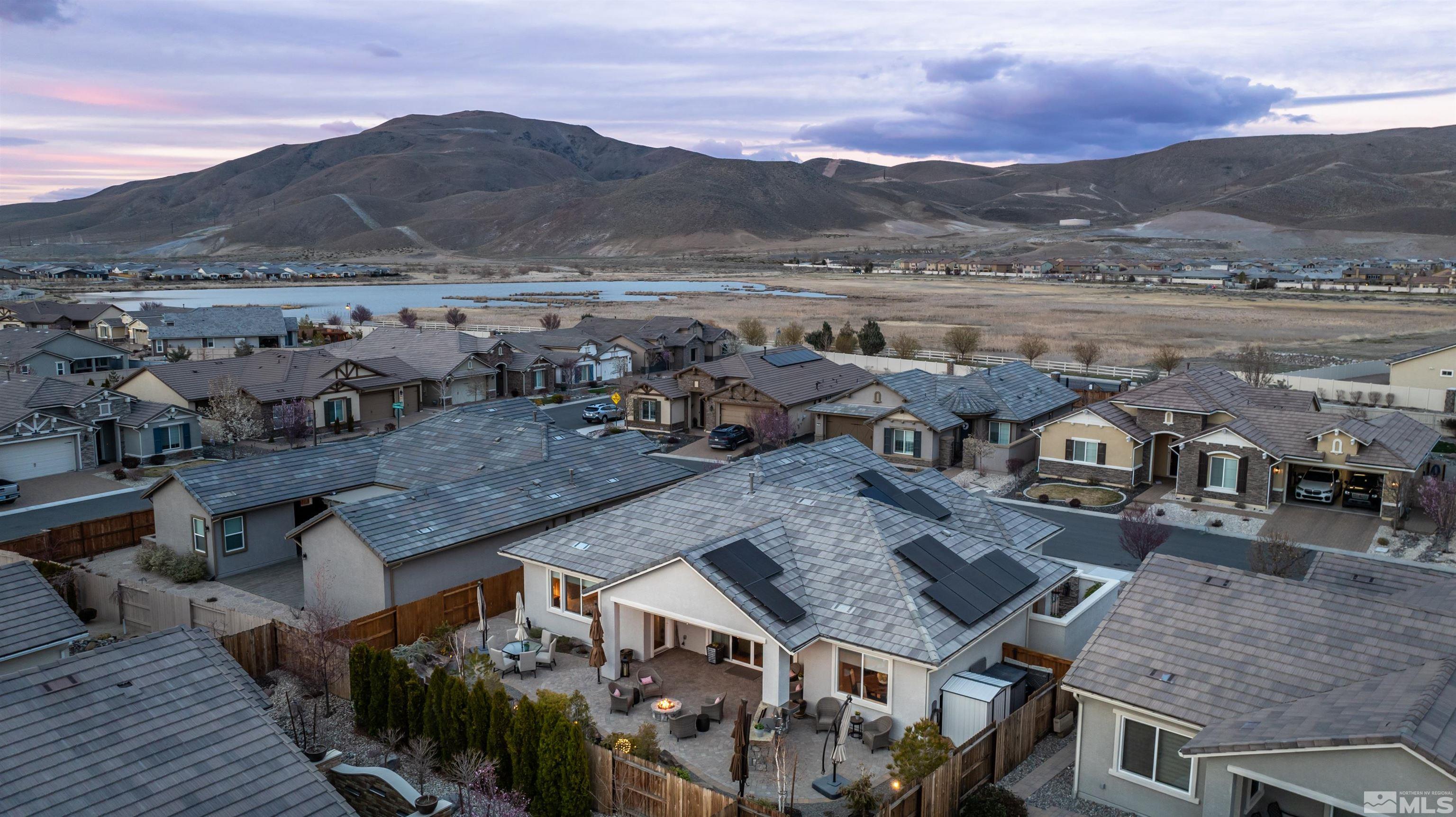 9805 Shadowless Trail Reno, NV 89521 - Photo 29 of 33 a view of a town with mountains in the background