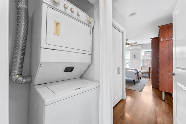 a view of utility room with washer and dryer