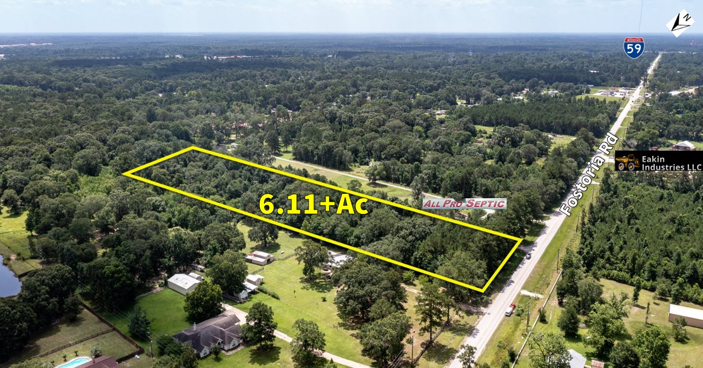0 Fostoria Road Cleveland, TX 77328 - Photo 2 of 7 a view of a forest with a street