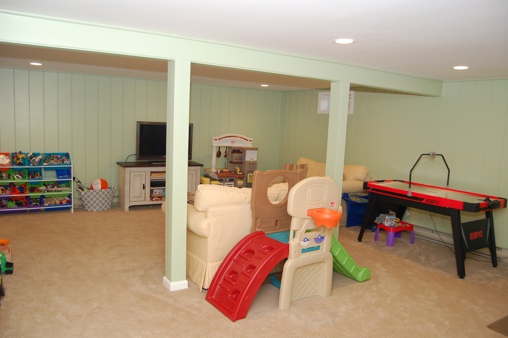 6 Schofield Road Hopkinton, MA 01748 - Photo 20 of 30 a living room with lots of furniture and a flat screen tv