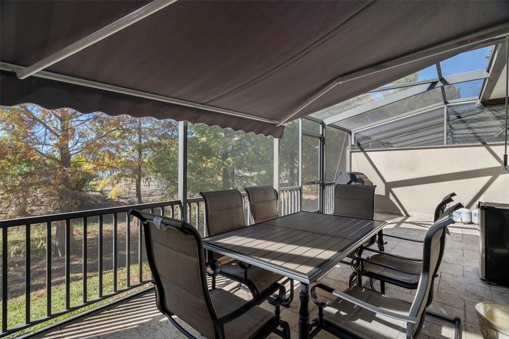 1342 Ribolla Drive Palm Harbor, FL 34683 - Photo 29 of 37 a view of balcony with furniture and wooden floor
