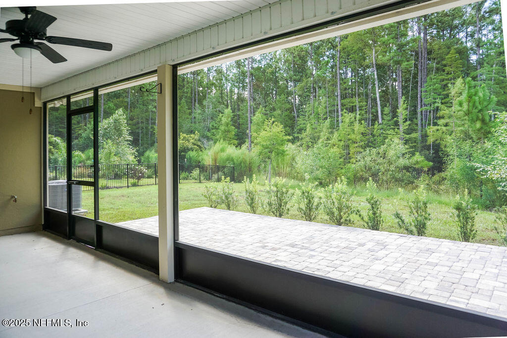 114 Eagles Landing Ln Street St. Augustine, FL 32095 - Photo 17 of 21 a view of a porch and garden