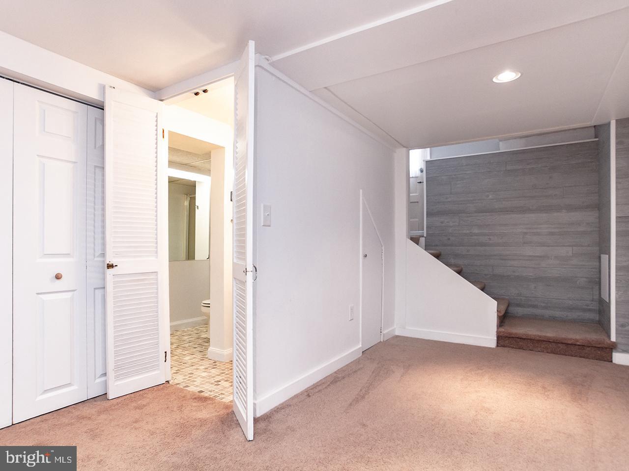 503 Brook Road Towson, MD 21286 - Photo 45 of 61 Lower Level Stairs and Full Bath