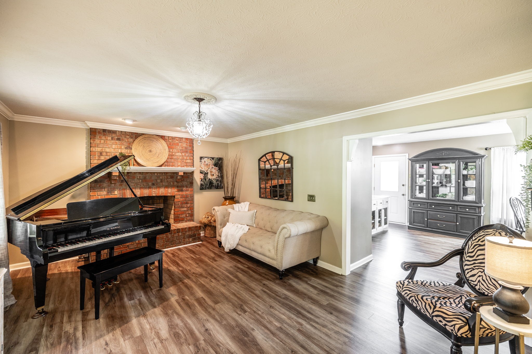 405 Timberlake Drive Springfield, TN 37172 - Photo 13 of 46 a bedroom with furniture and wooden floor