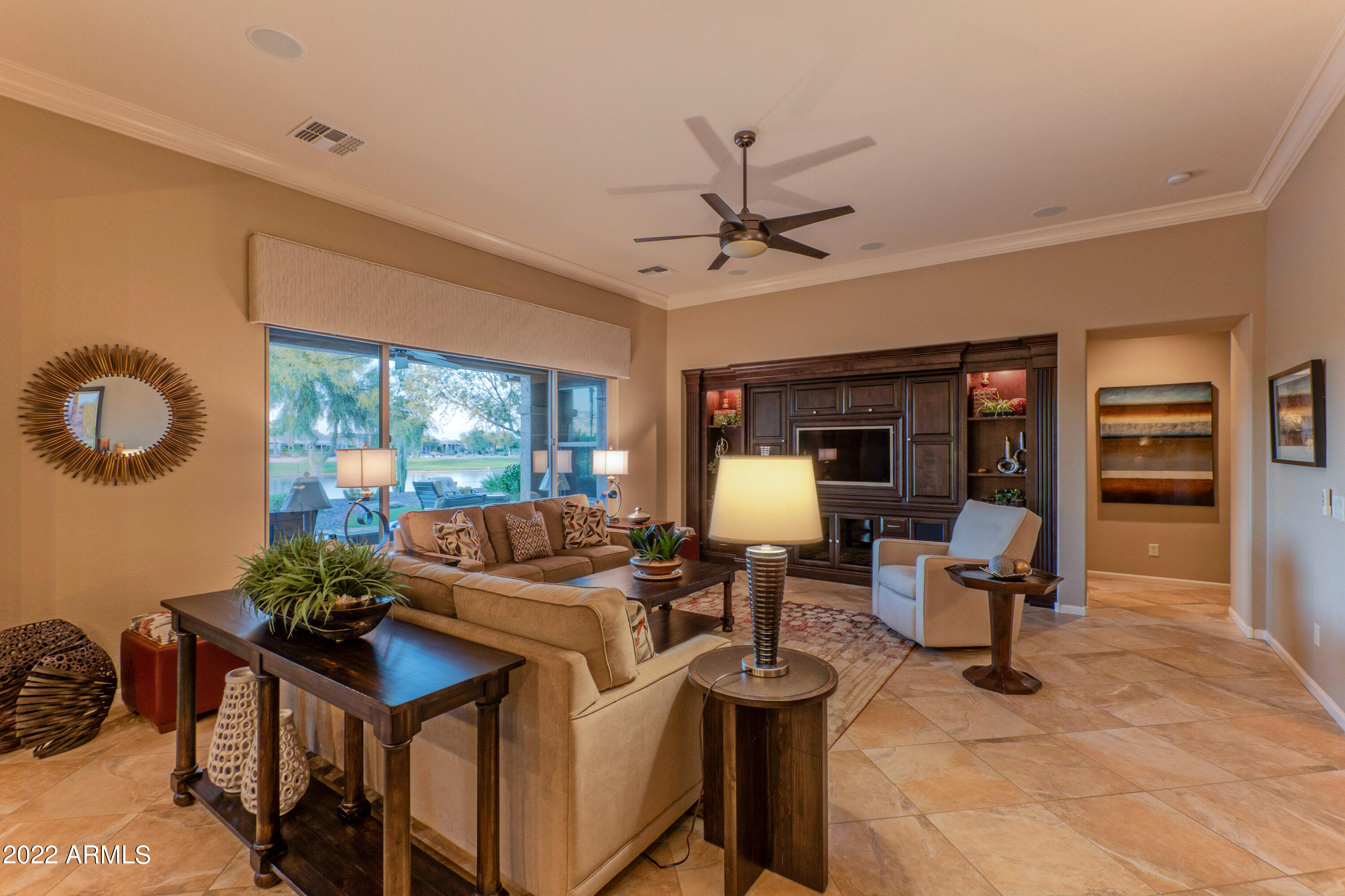 16492 West Berkeley Road Goodyear, AZ 85395 - Photo 13 of 29 Great room with built in media wall