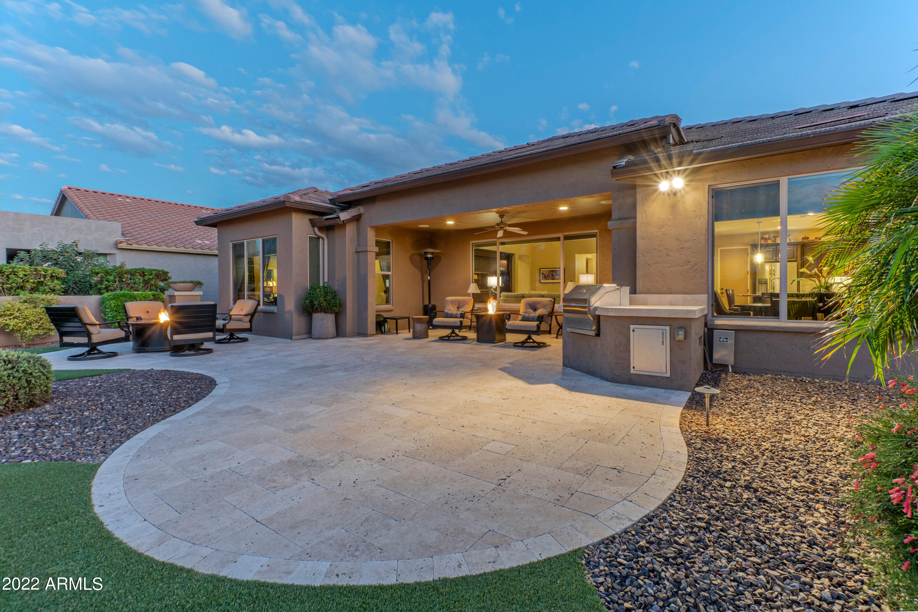 16492 West Berkeley Road Goodyear, AZ 85395 - Photo 25 of 29 Gorgeous travertine pavers on ext patio