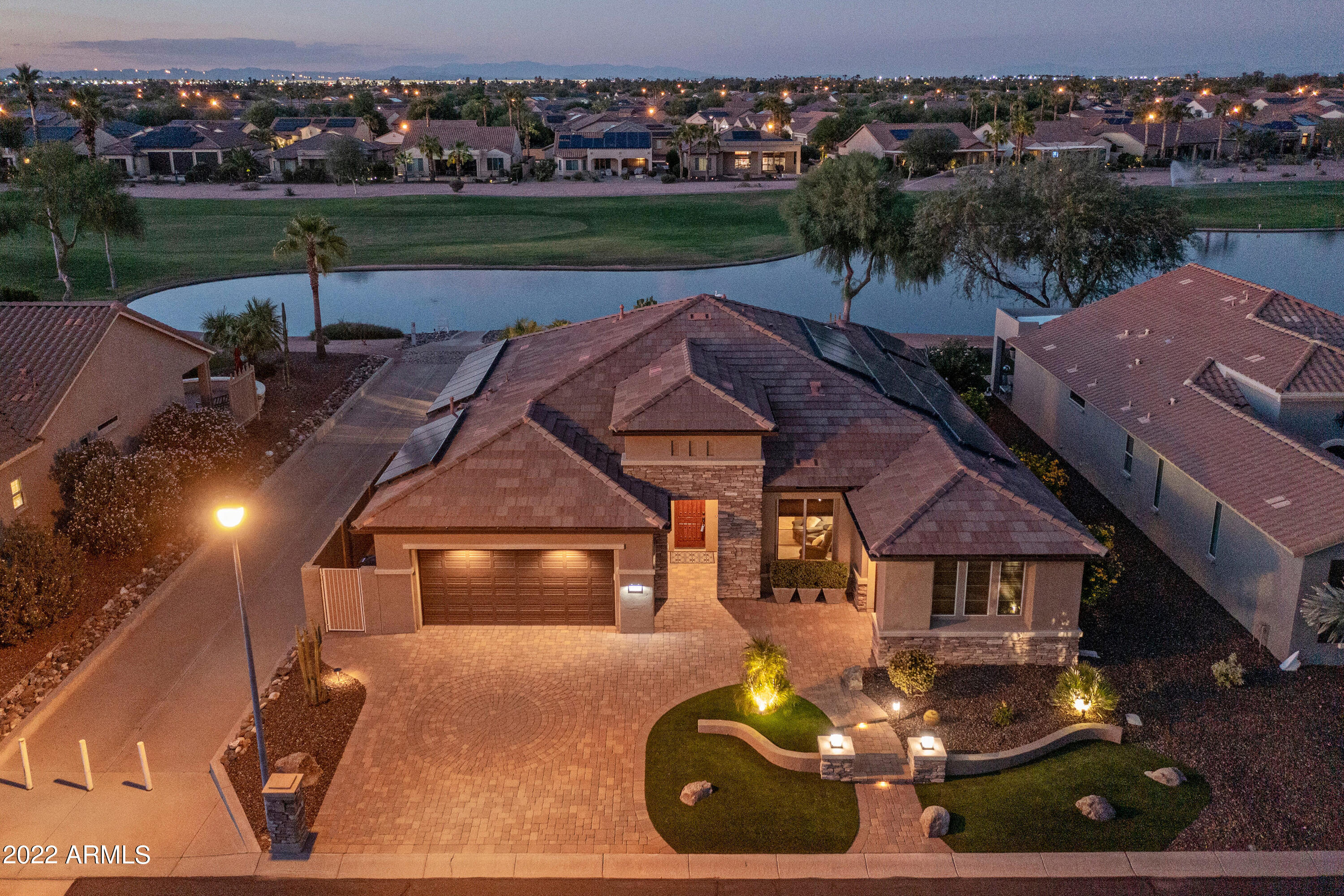 16492 West Berkeley Road Goodyear, AZ 85395 - Photo 3 of 29 Twilight...the best time!
