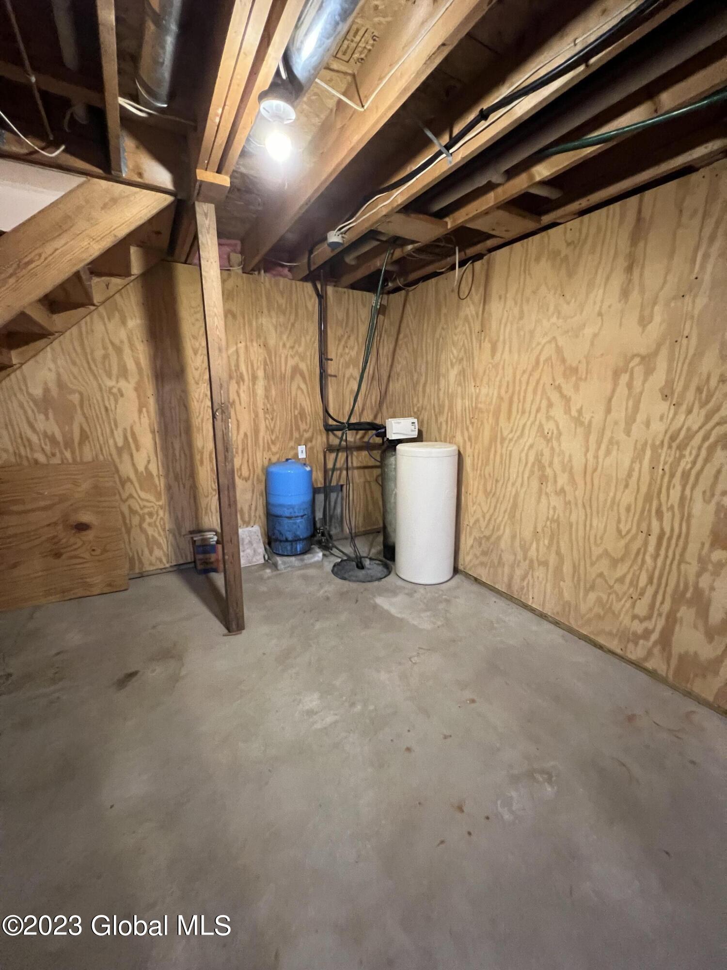 327 Buckley Road Whitehall, NY 12887 - Photo 32 of 38 Partially Finished Basement Walls